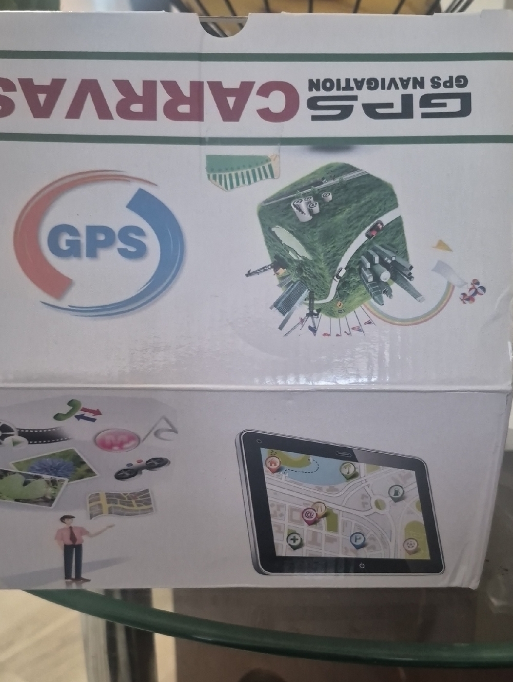 GPS Car Navigation Box with Map Graphics